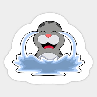 Seal in Water Sticker